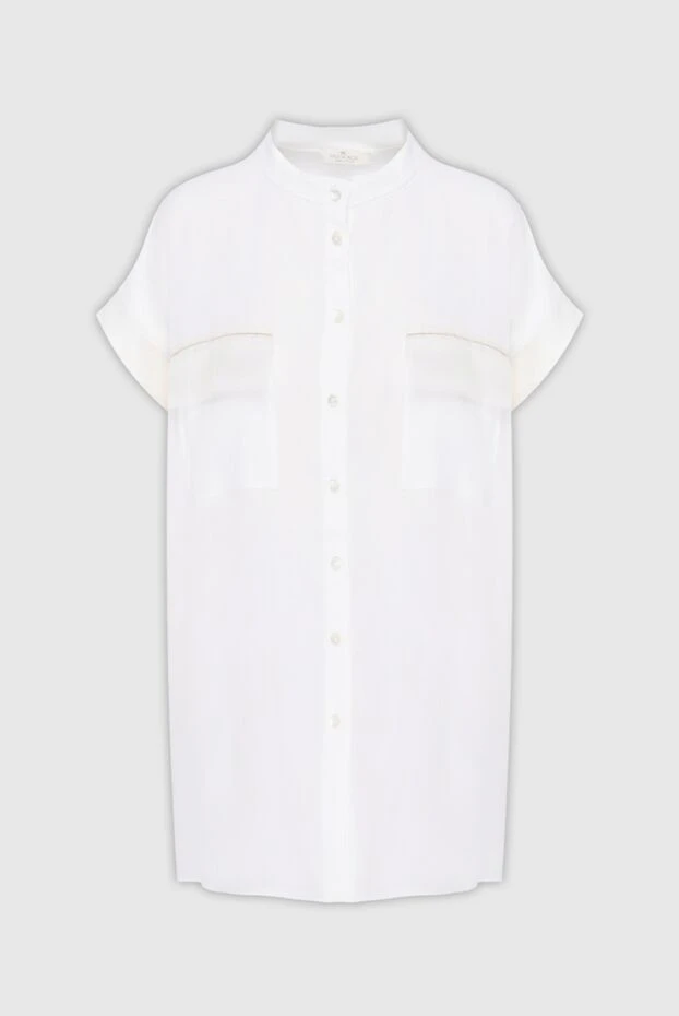 Panicale женские блузка из шелка и акрила белая женская купить с ценами и фото 168293 - фото 1