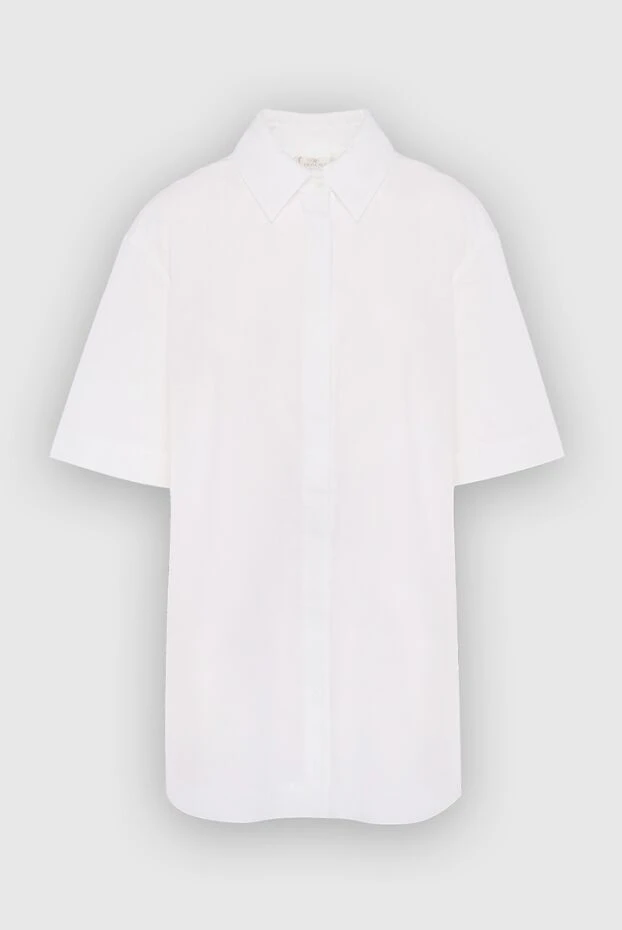 Panicale женские блуза из хлопка белая женская купить с ценами и фото 168298 - фото 1
