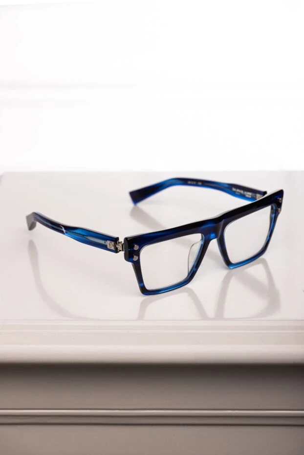 Balmain солнцезащитные очки женские квадратные синие 168300 - фото 2