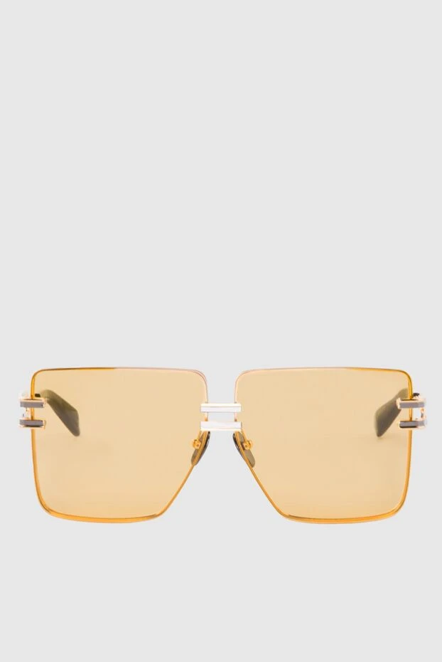 Balmain women's yellow square large glasses 168303 - photo 1