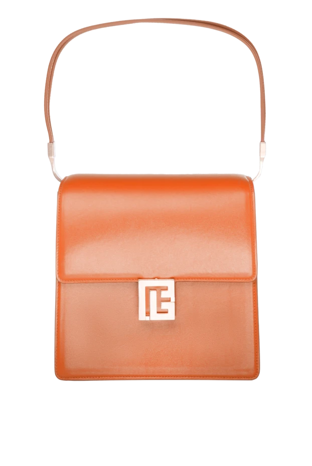 Balmain женские сумка из кожи оранжевая женская купить с ценами и фото 168346 - фото 1