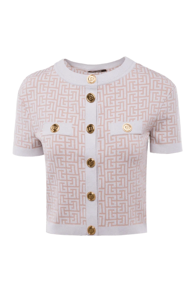 Balmain woman pink blouse for women 168362 - photo 1