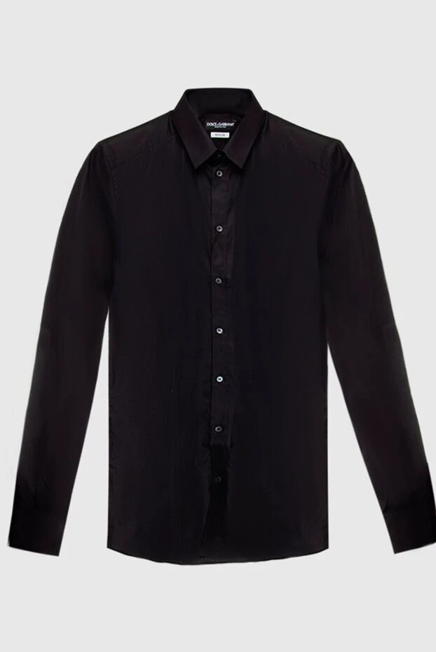 Dolce & Gabbana man men's black cotton shirt 168386 - photo 1