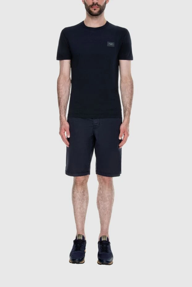 Dolce & Gabbana чоловічі футболка з бавовни чорна чоловіча купити фото з цінами 168388 - фото 2