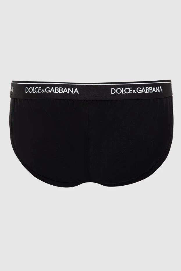 Dolce & Gabbana чоловічі труси брифи з бавовни та еластану чорні чоловічі купити фото з цінами 168464 - фото 2