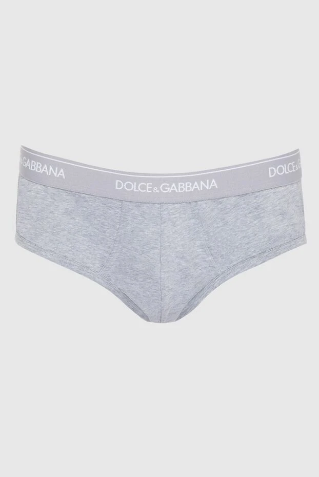 Dolce & Gabbana man briefs made of cotton and elastane, gray for men buy with prices and photos 168467 - photo 1