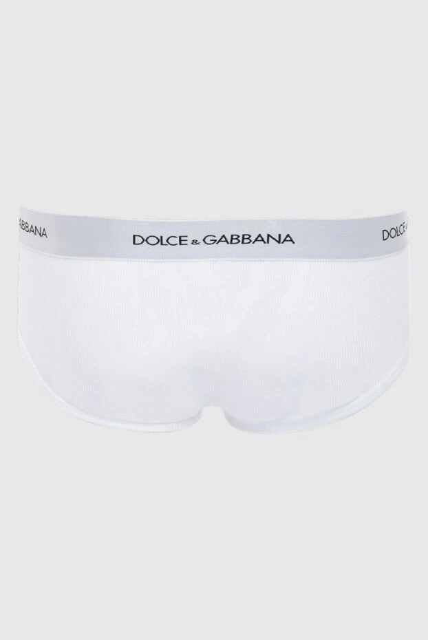 Dolce & Gabbana мужские трусы брифы из хлопка белые мужские 168473 - фото 2