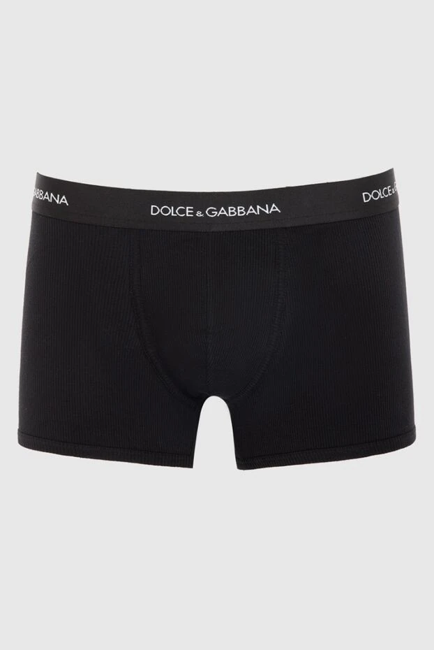 Dolce & Gabbana мужские трусы боксеры из хлопка черные мужские купить с ценами и фото 168476 - фото 1