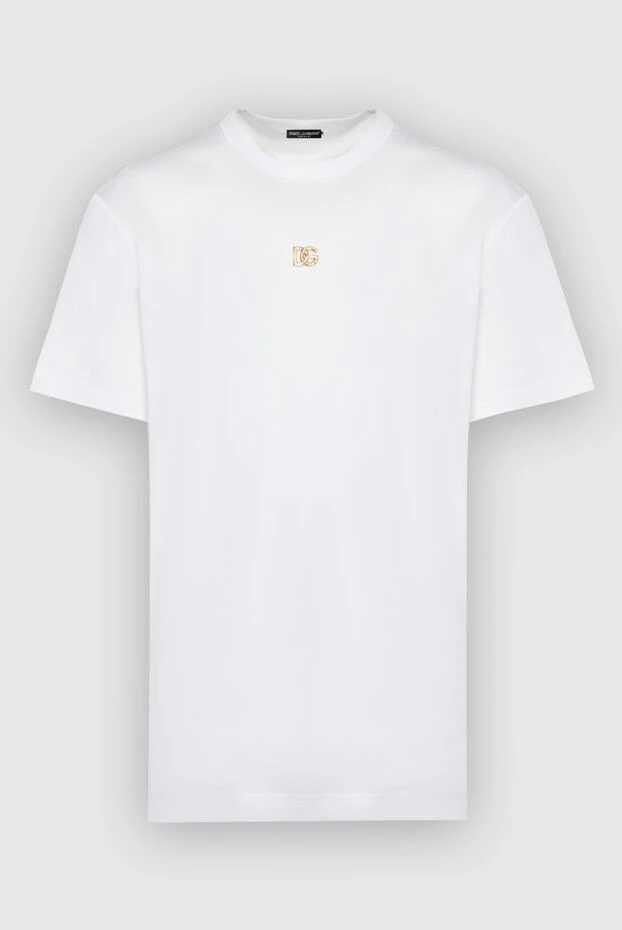 Dolce & Gabbana man white cotton t-shirt for men buy with prices and photos 168478 - photo 1