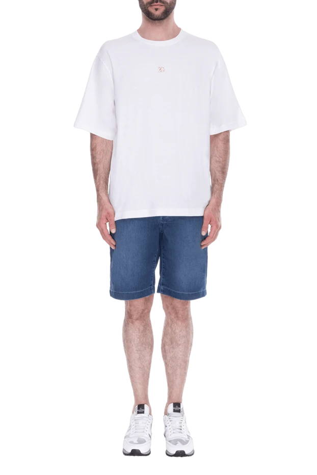Dolce & Gabbana мужские футболка из хлопка белая мужская купить с ценами и фото 168478 - фото 2