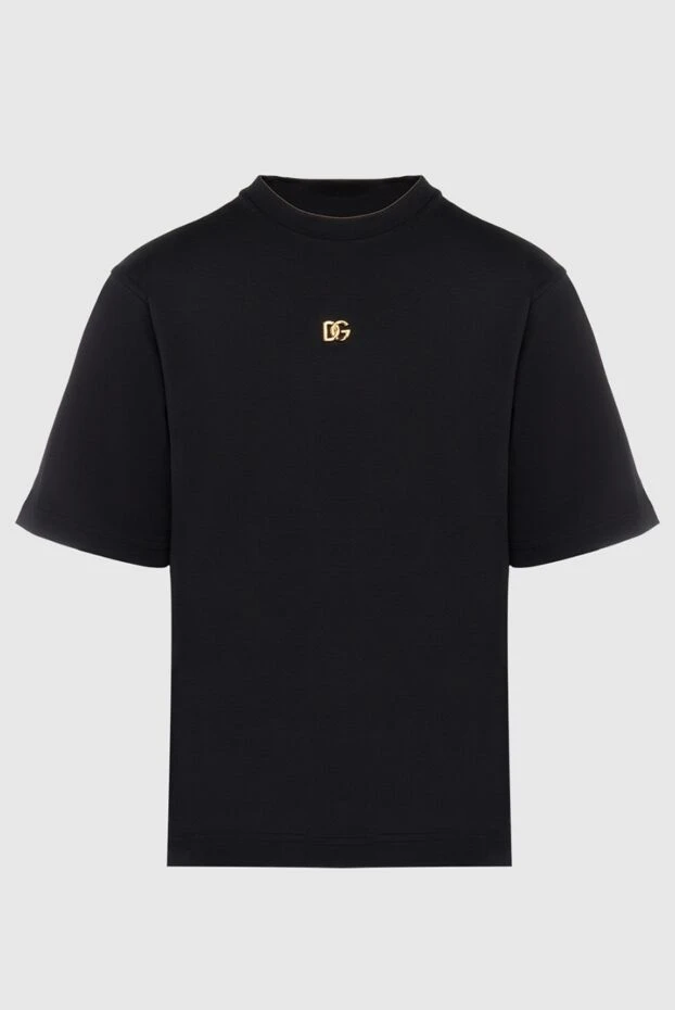 Dolce & Gabbana man black cotton t-shirt for men buy with prices and photos 168479 - photo 1