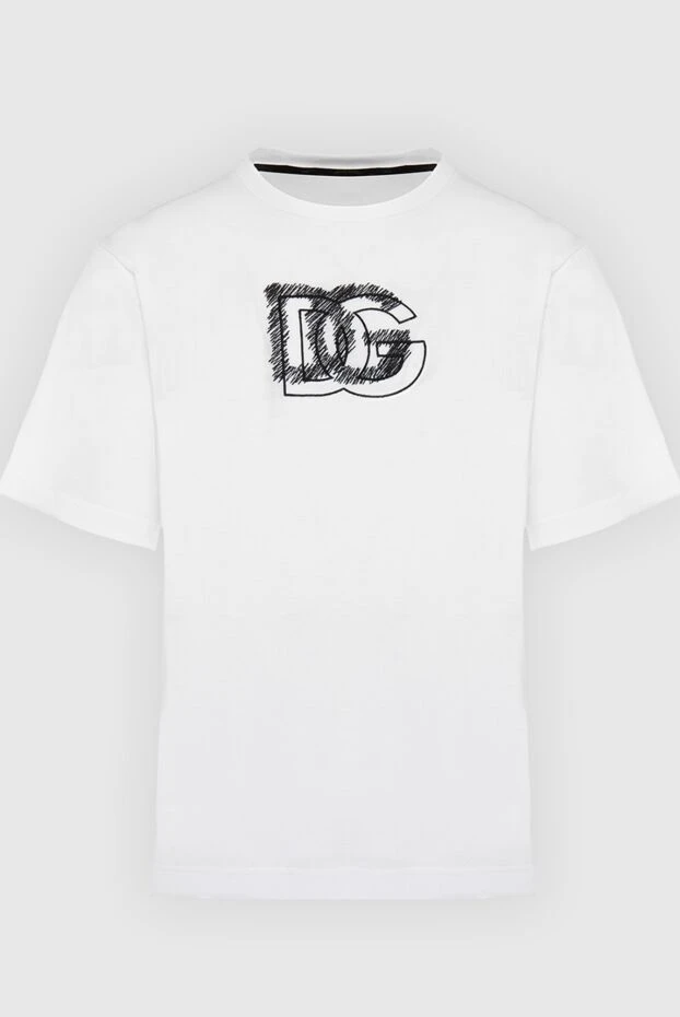 Dolce & Gabbana white cotton t-shirt for men 168481 - photo 1