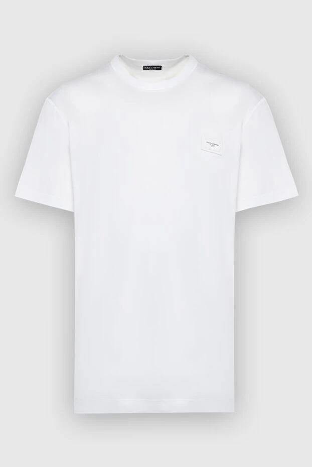 Dolce & Gabbana white cotton t-shirt for men 168482 - photo 1