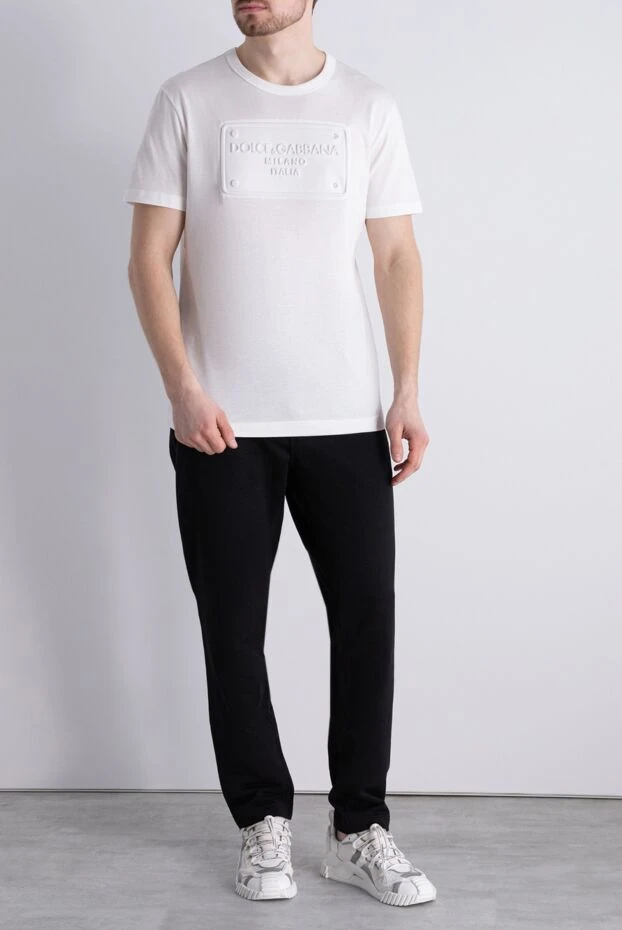 Dolce & Gabbana man white cotton t-shirt for men buy with prices and photos 168488 - photo 2