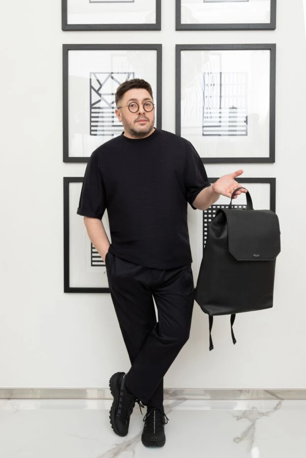 Dolce & Gabbana men's black cotton trousers with drawstring and zip pockets 168490 - photo 2