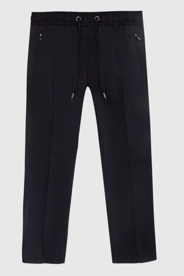 Dolce & Gabbana blue cotton and elastane pants for men 168490 - photo 1