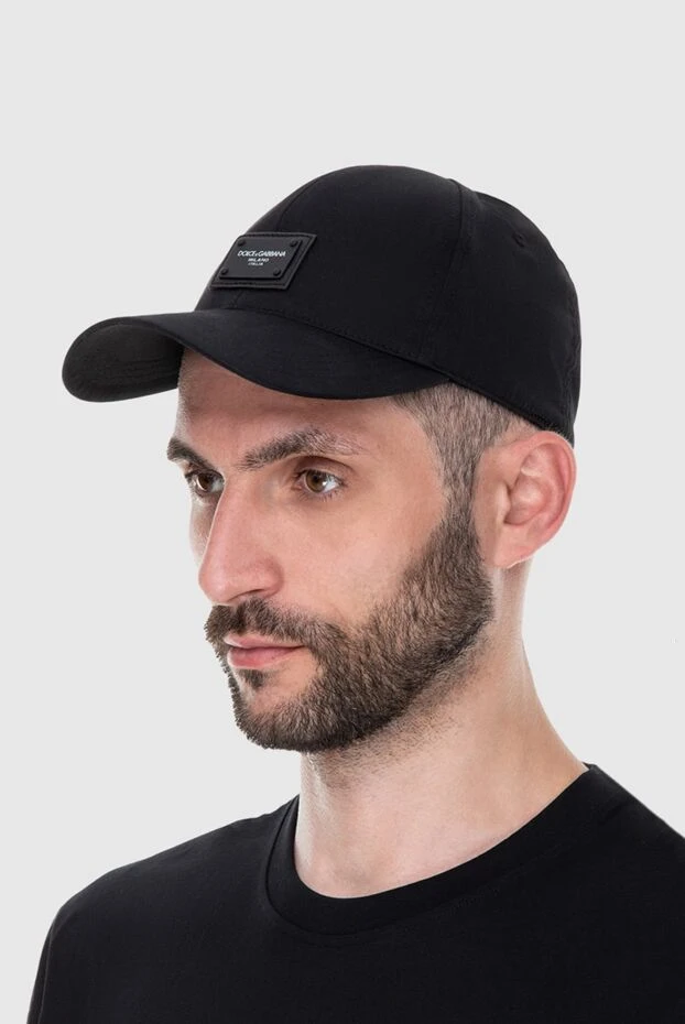 Dolce & Gabbana man cap made of cotton and elastane black for men buy with prices and photos 168495 - photo 2