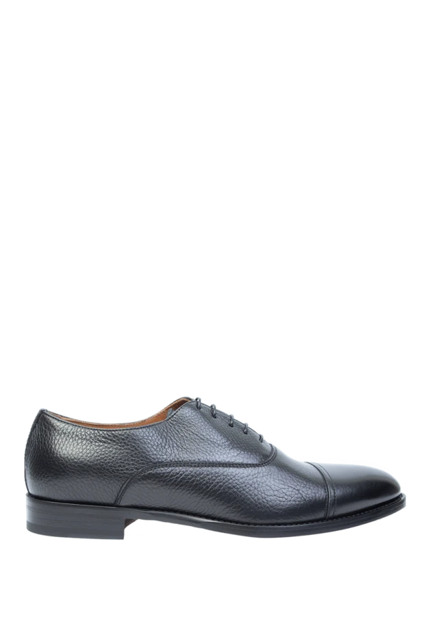 Doucal`s men's shoes made of black leather 168504 - photo 1