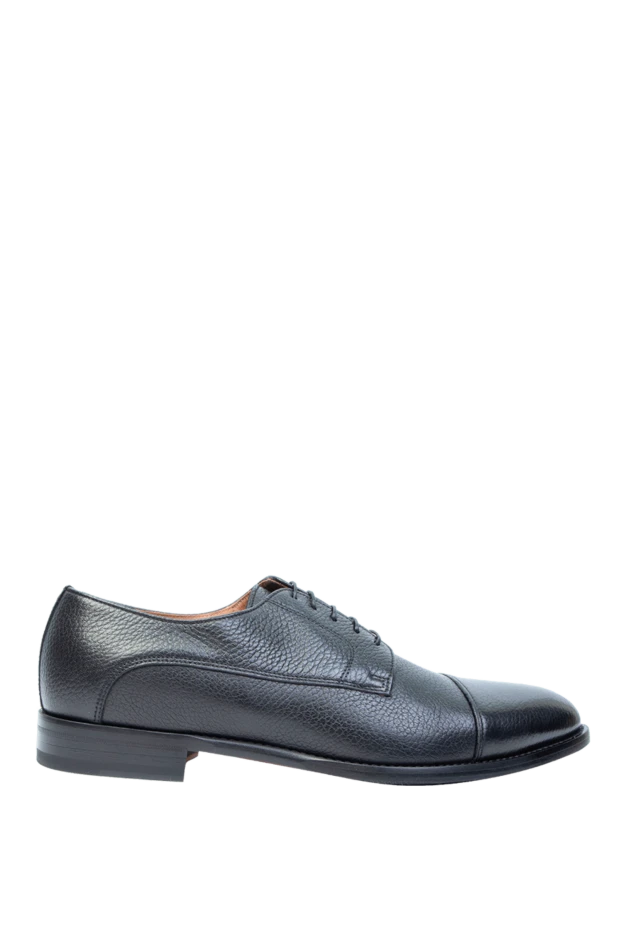 Doucal`s man men's black leather shoes 168505 - photo 1