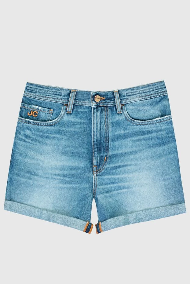 Jacob Cohen woman blue cotton shorts for women 168531 - photo 1