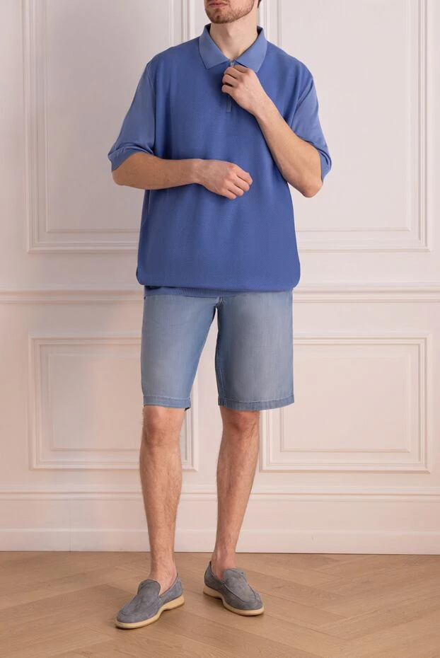 Jacob Cohen man blue shorts for men buy with prices and photos 168536 - photo 2