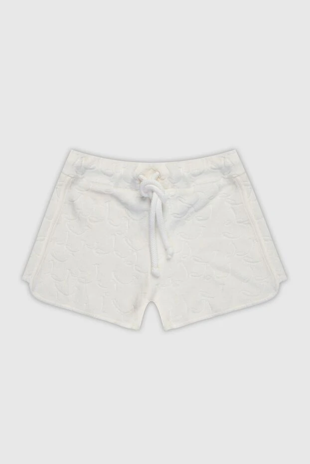 Jacob Cohen women's white cotton shorts with drawstring 168537 - photo 1