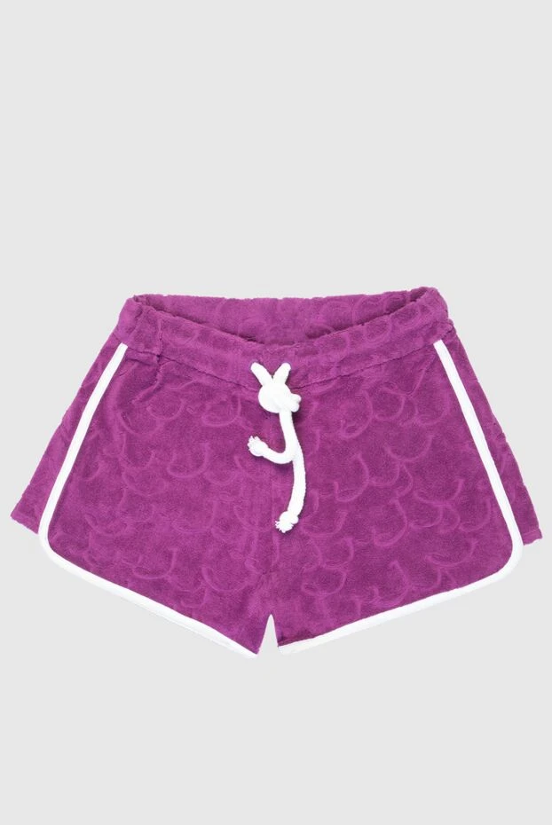 Jacob Cohen woman purple cotton shorts for women 168539 - photo 1