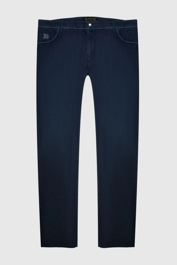 Zilli man blue cotton jeans for men 168578 - photo 1