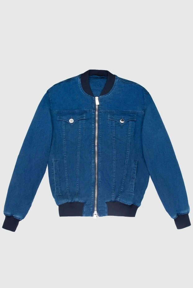 Scissor Scriptor man denim jacket made of lyocellol, polyester and polyurethane blue for men buy with prices and photos 168615 - photo 1