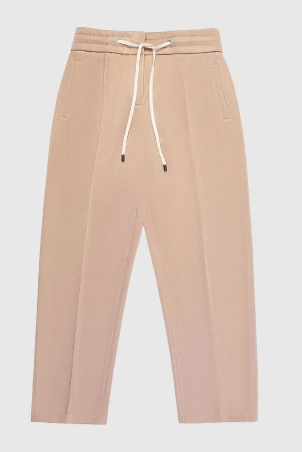 Peserico woman beige cotton and polyester trousers for women buy with prices and photos 168636 - photo 1