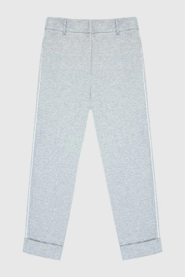 Peserico woman gray cotton trousers for women 168640 - photo 1