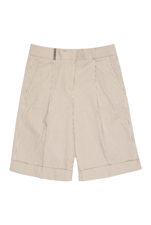 Peserico woman beige cotton shorts for women buy with prices and photos 168641 - photo 1