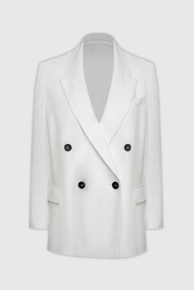 Peserico woman white linen jacket for women buy with prices and photos 168644 - photo 1
