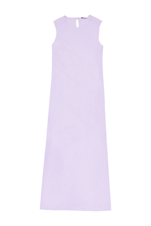 Peserico женские платье из льна фиолетовое женское купить с ценами и фото 168651 - фото 1