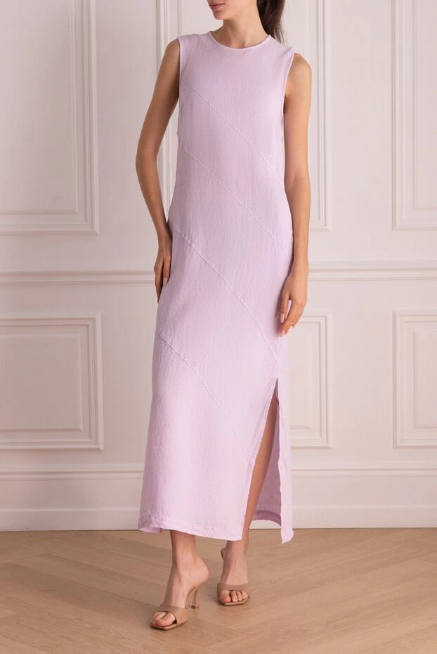 Peserico жіночі сукня з льону фіолетова жіноча купити фото з цінами 168651 - фото 2