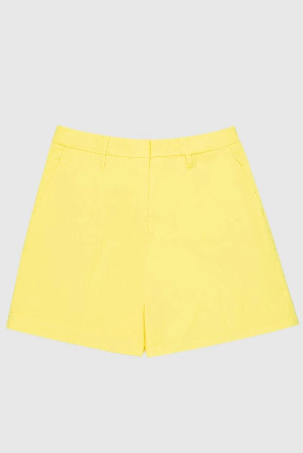 Jacob Cohen женские шорты из хлопка желтые женские купить с ценами и фото 168699 - фото 1
