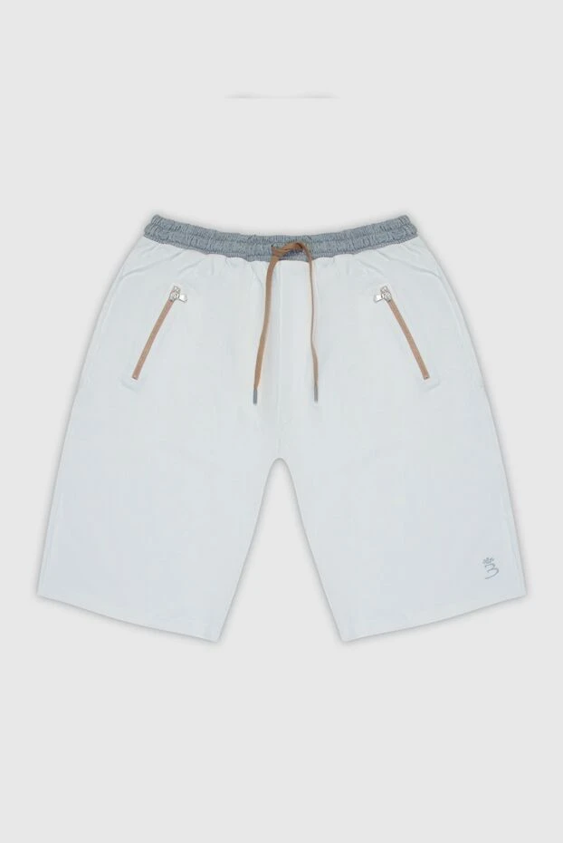 Barba Napoli white cotton and polyamide shorts for men 168720 - photo 1