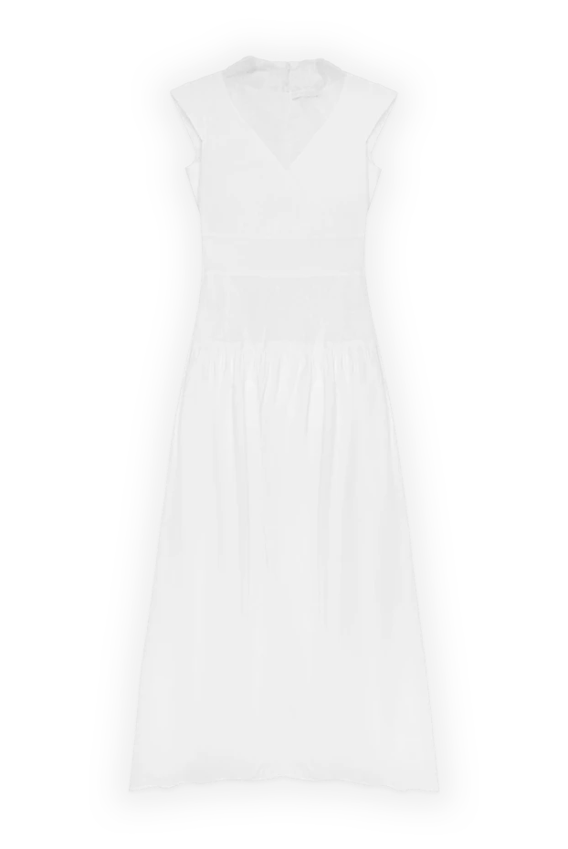 Fabiana Filippi женские платье из хлопка белое женское купить с ценами и фото 168744 - фото 1