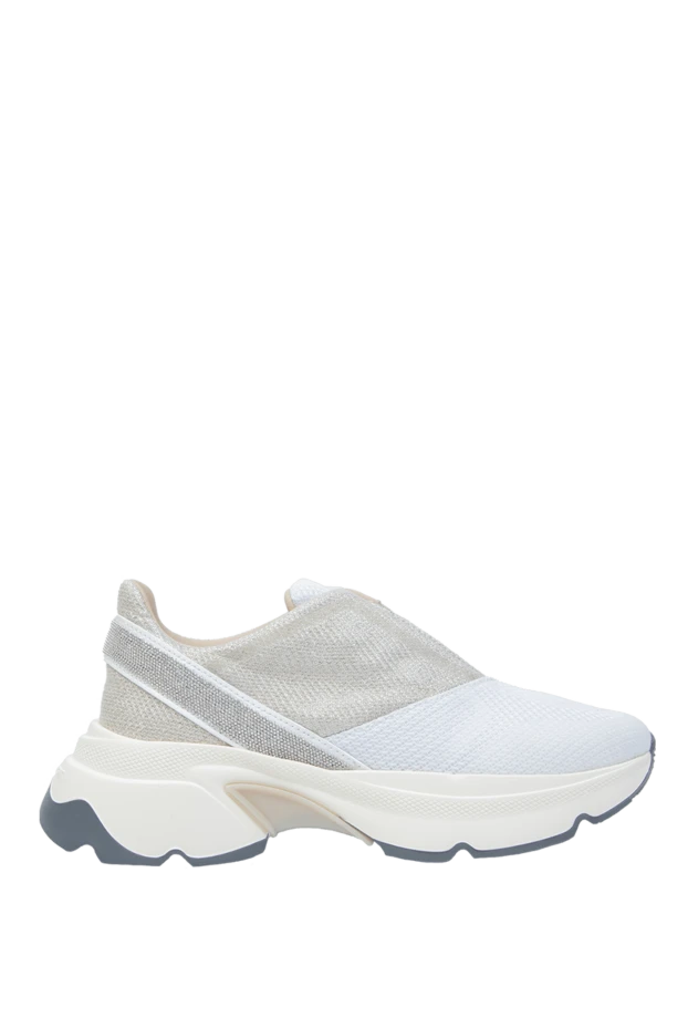 Fabiana Filippi woman white linen and polyamide sneakers for women buy with prices and photos 168770 - photo 1