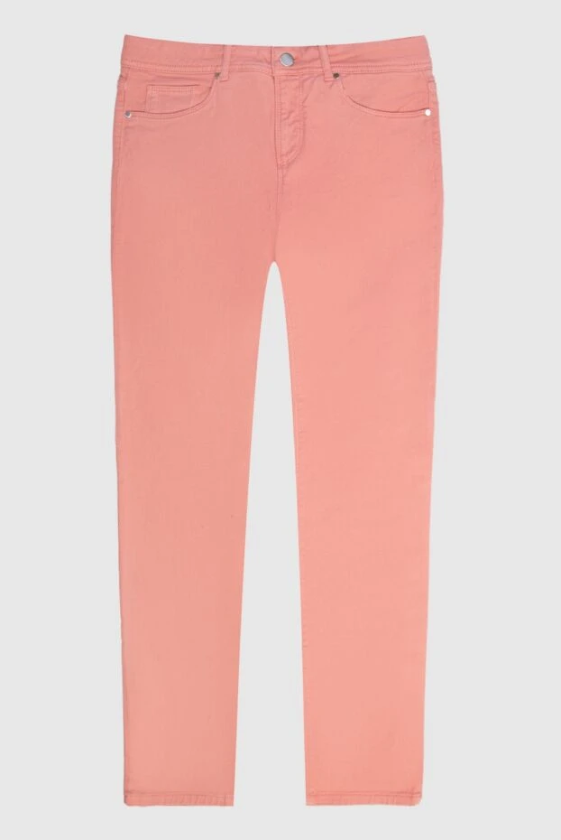 Loro Piana женские джинсы из хлопка розовые женские купить с ценами и фото 168808 - фото 1
