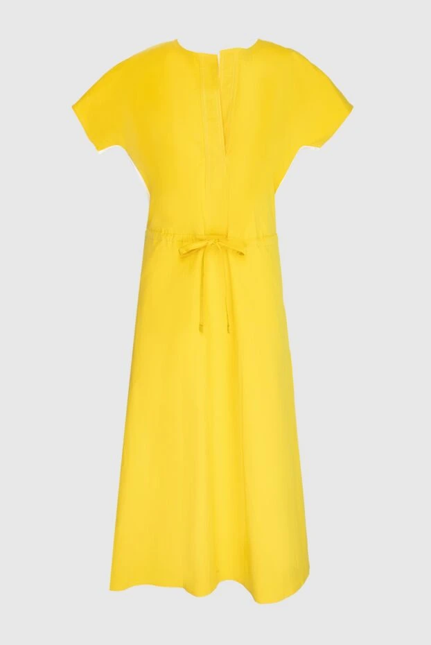 Loro Piana женские платье из хлопка желтое женское купить с ценами и фото 168812 - фото 1