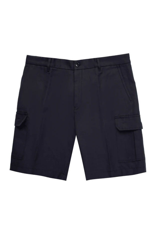 Loro Piana man cotton and linen shorts blue for men buy with prices and photos 168826 - photo 1
