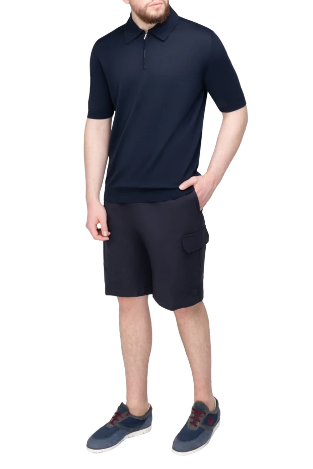 Loro Piana men's loose fit cotton and linen cargo shorts 195456 - photo 2