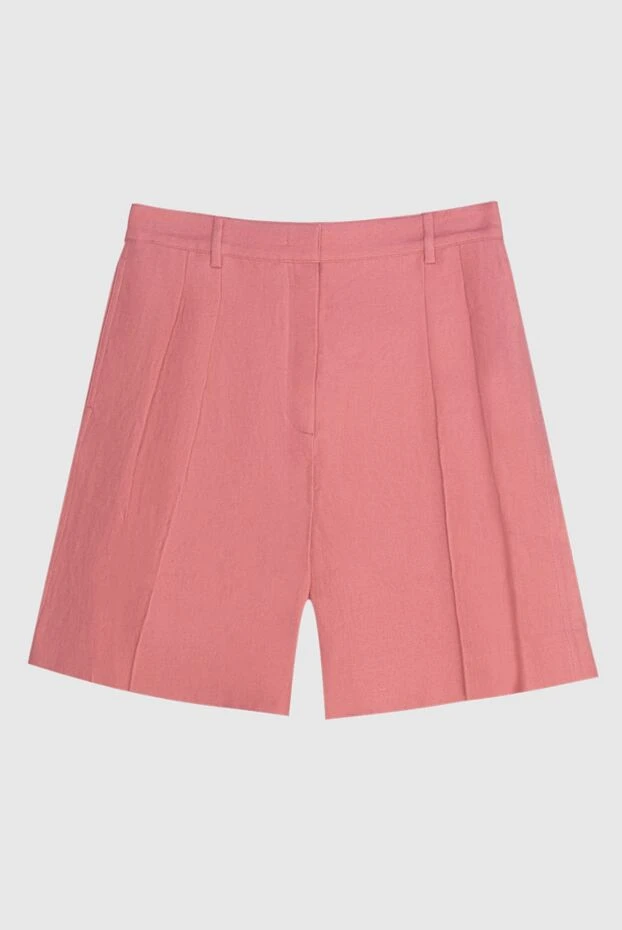 Loro Piana woman pink linen shorts for women 168828 - photo 1