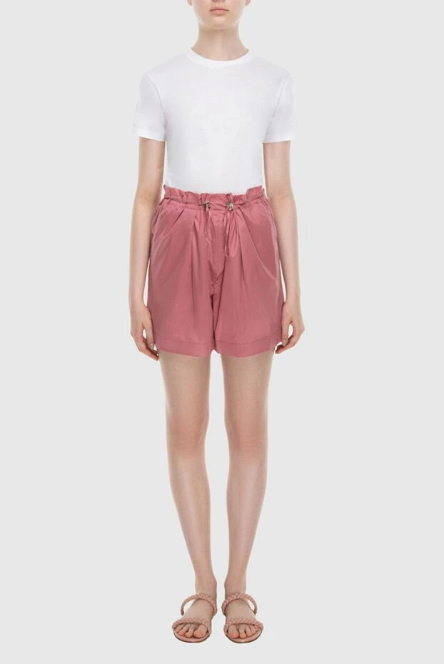 Loro Piana woman pink silk shorts for women 168829 - photo 2