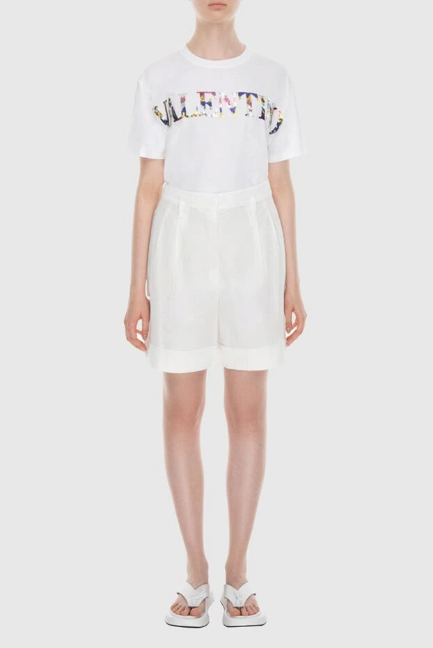 Loro Piana woman white cotton shorts for women buy with prices and photos 168830 - photo 2