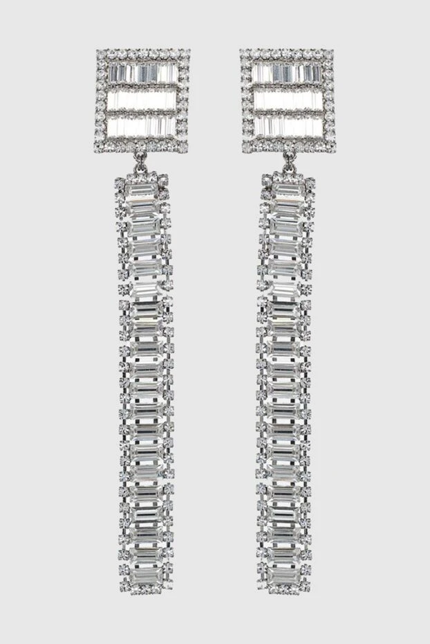 Alessandra Rich woman gray earrings for women 168932 - photo 1