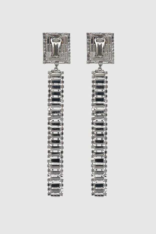 David Koma woman pendant earrings for women gray with large white crystals 161582 - photo 3