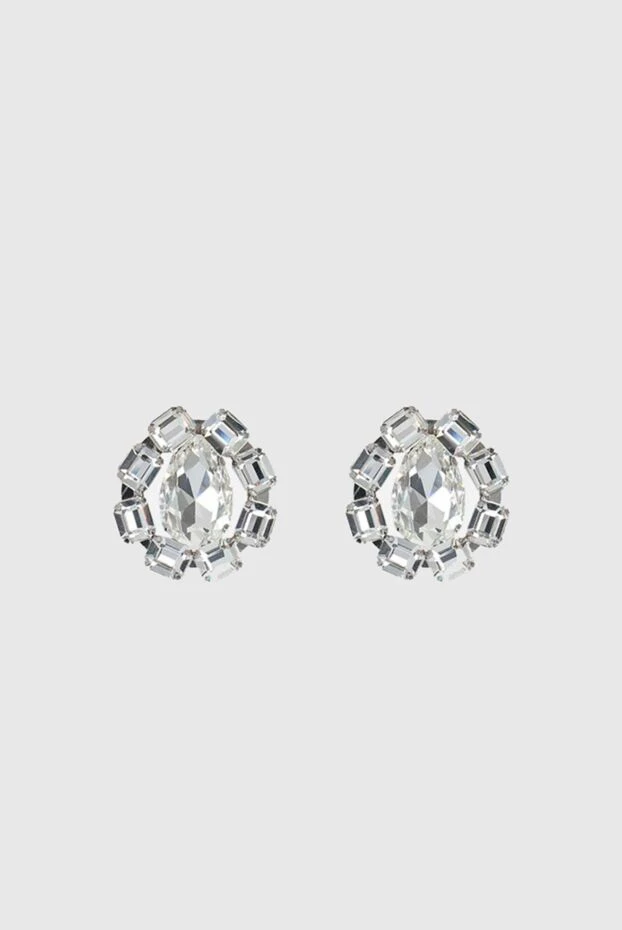 Alessandra Rich woman gray earrings for women buy with prices and photos 168934 - photo 1