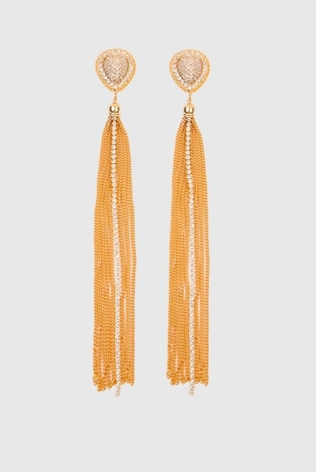 Alessandra Rich woman yellow earrings for women buy with prices and photos 168935 - photo 1